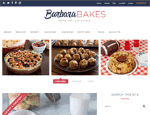 Tablet Screenshot of barbarabakes.com